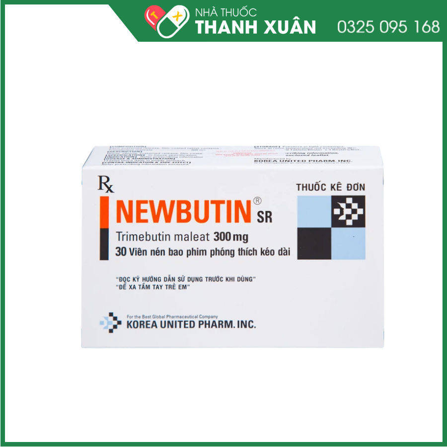 Newbutin SR điều trị trào ngược dạ dày- thực quản, rối loạn chức năng ruột kết